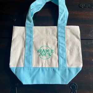 Trader Joe's Mini Pastel Canvas Blue
Tote Bag